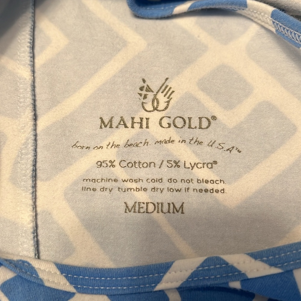 Mahi Gold Racerback Dress - Picture 3 of 3
